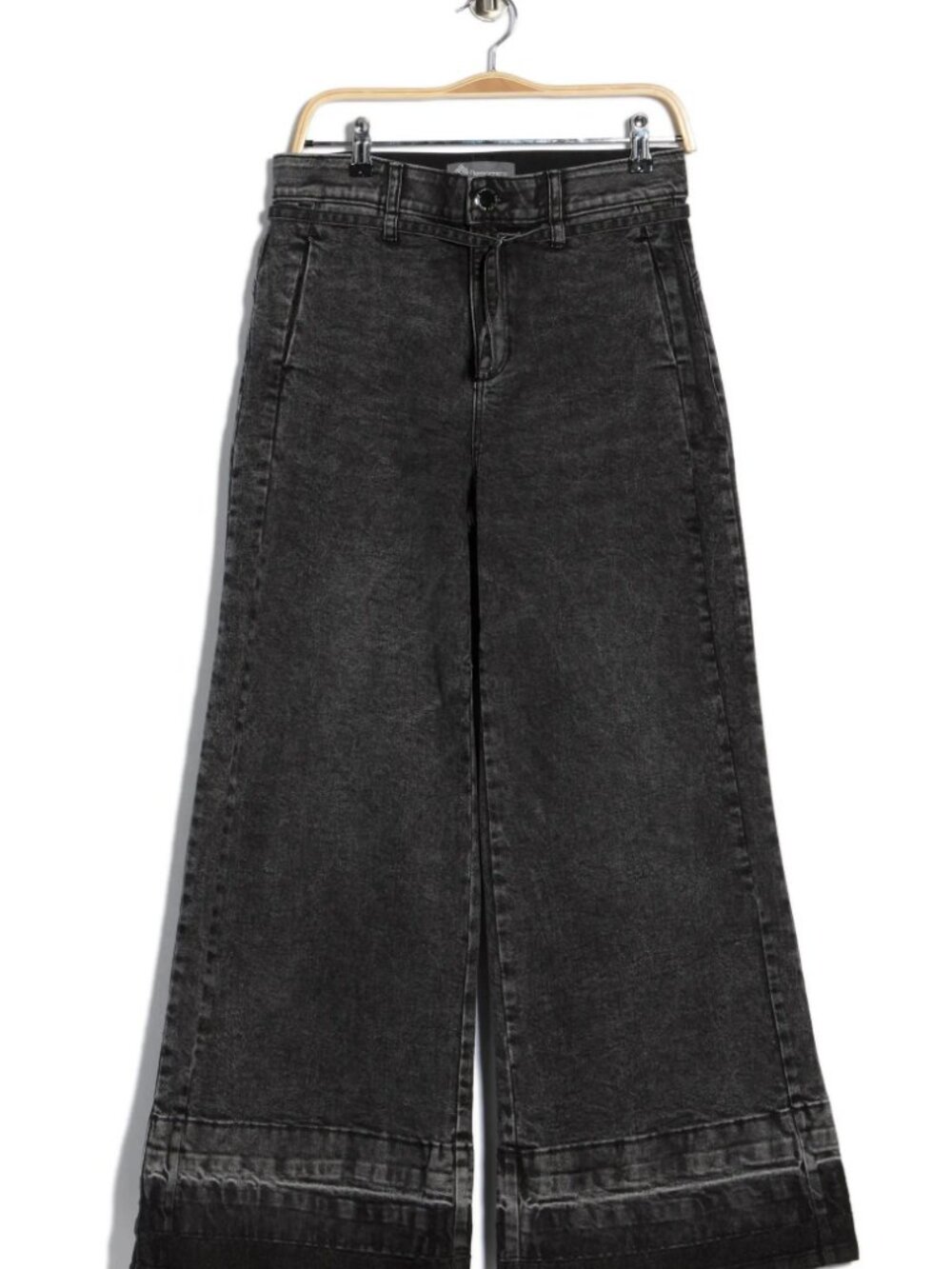 Democracy Black Washed Wide Leg Jeans sz.10